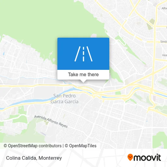 Colina Calida map