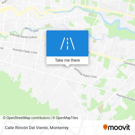 Mapa de Calle Rincón Del Viento
