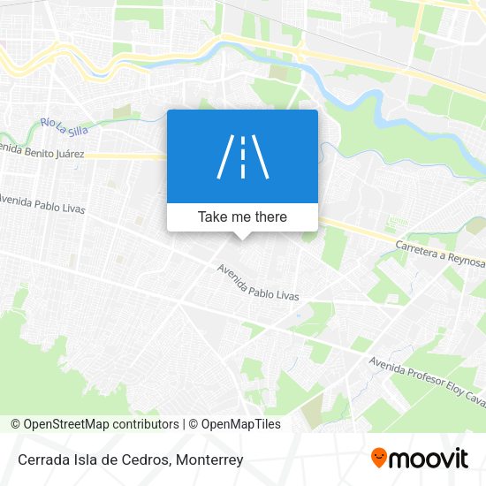 Mapa de Cerrada Isla de Cedros