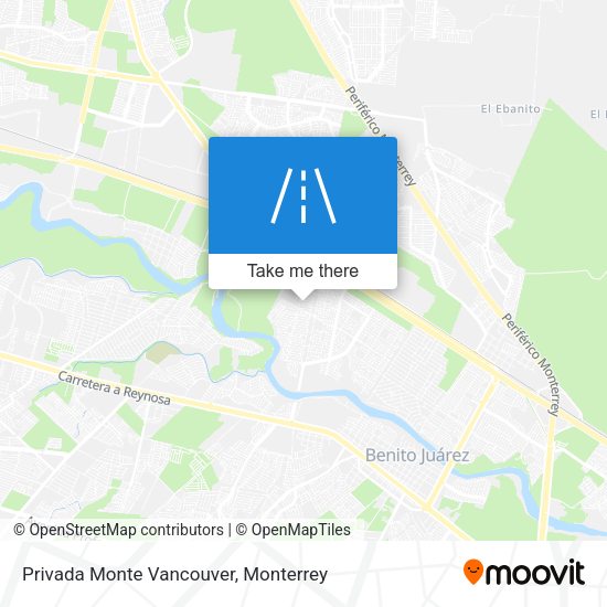 Privada Monte Vancouver map