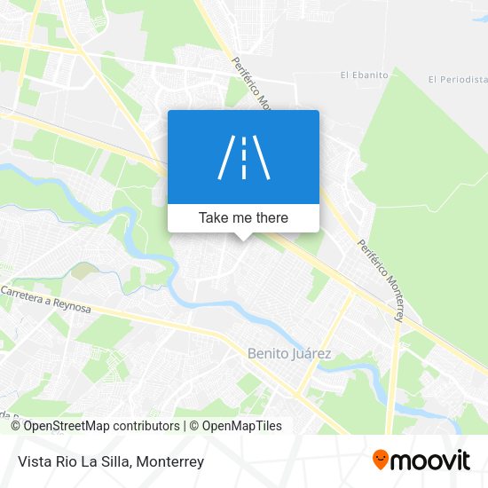 Mapa de Vista Rio La Silla