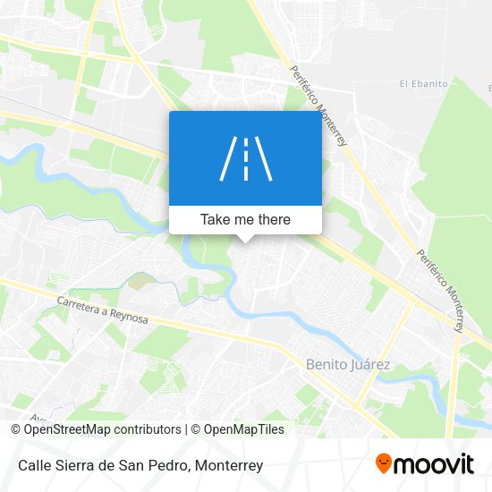 Mapa de Calle Sierra de San Pedro