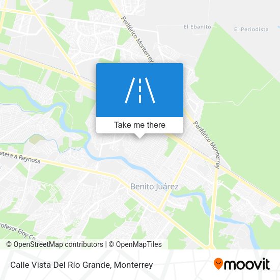 Calle Vista Del Río Grande map