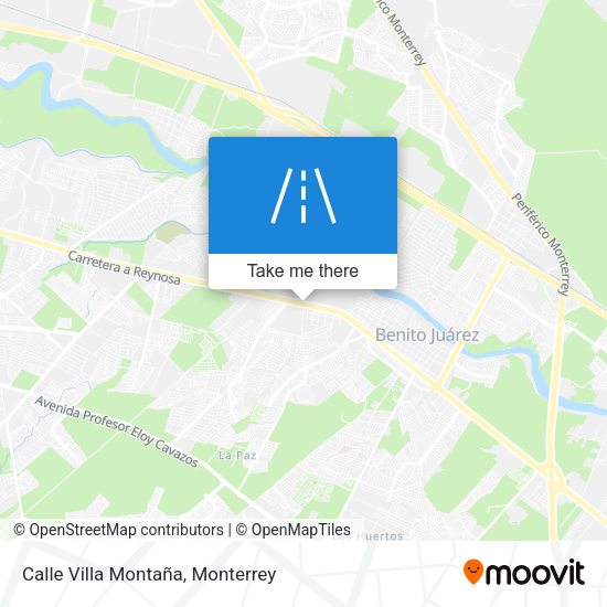 Mapa de Calle Villa Montaña