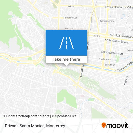 Mapa de Privada Santa Mónica