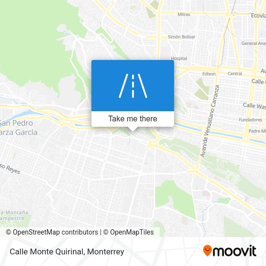 Mapa de Calle Monte Quirinal