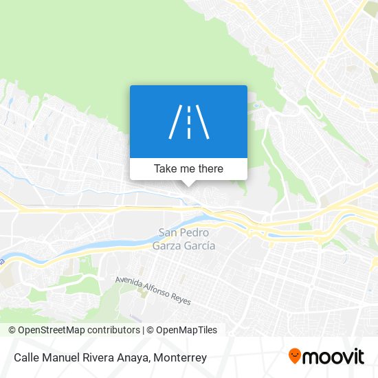 Mapa de Calle Manuel Rivera Anaya