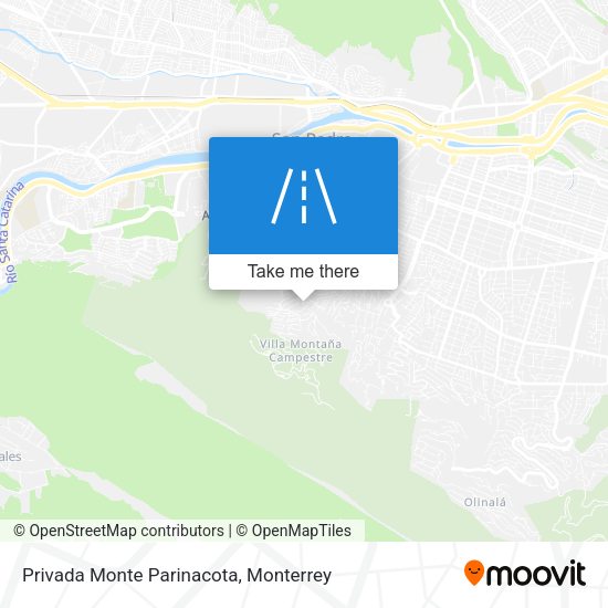 Privada Monte Parinacota map