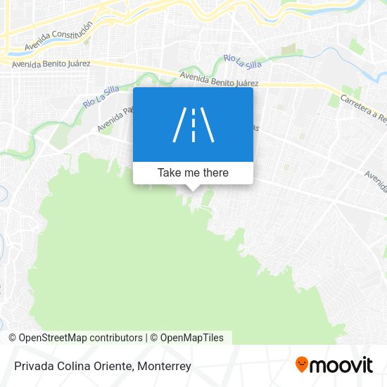 Privada Colina Oriente map