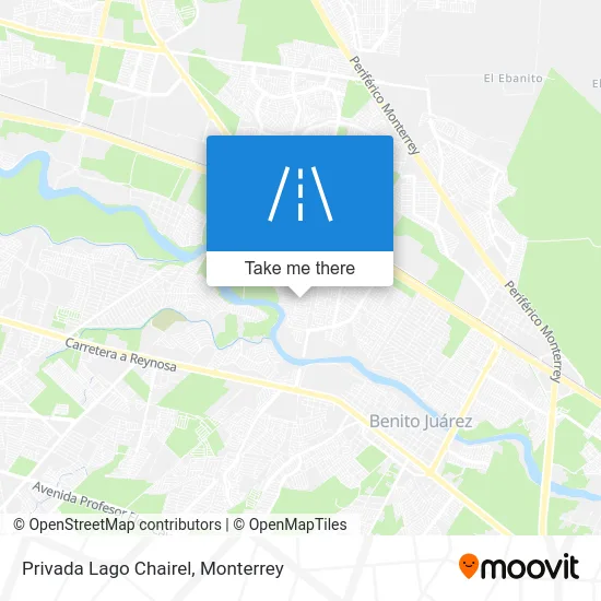 Privada Lago Chairel map