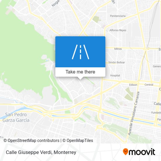 Mapa de Calle Giuseppe Verdi