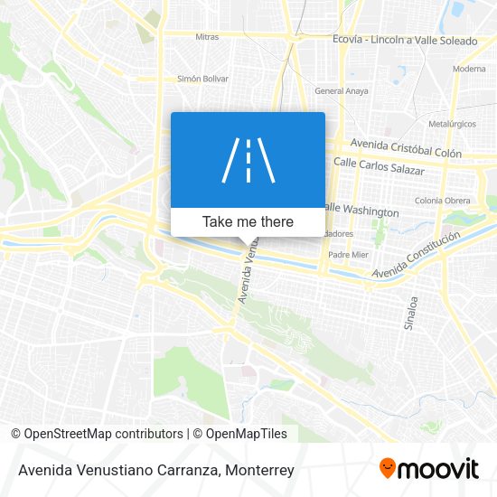 Avenida Venustiano Carranza map