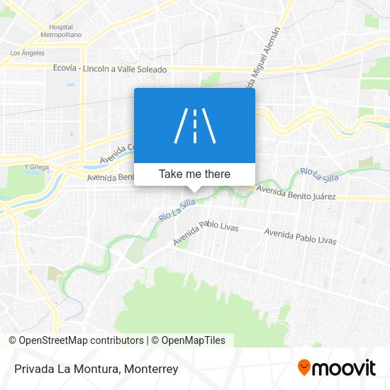 Mapa de Privada La Montura