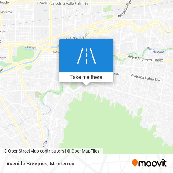 Avenida Bosques map