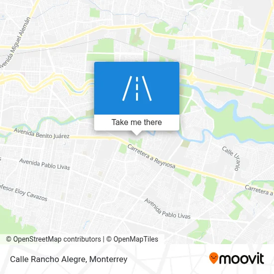 Calle Rancho Alegre map