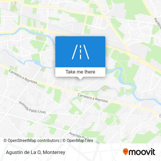 Agustín de La O map