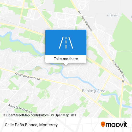 Calle Peña Blanca map