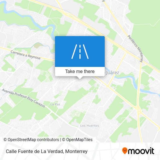 Mapa de Calle Fuente de La Verdad