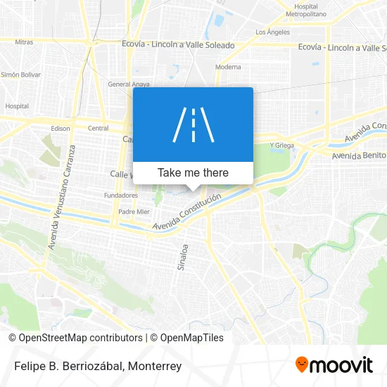 Felipe B. Berriozábal map