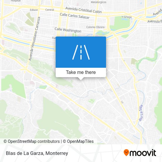 Mapa de Blas de La Garza