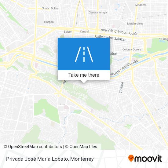 Mapa de Privada José María Lobato