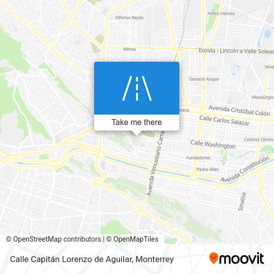 Mapa de Calle Capitán Lorenzo de Aguilar