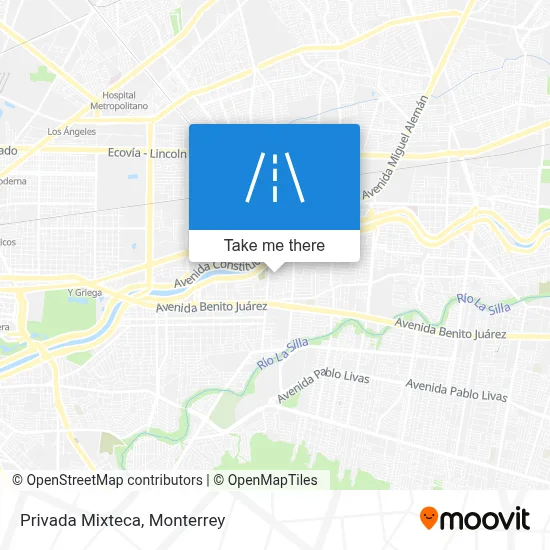 Privada Mixteca map