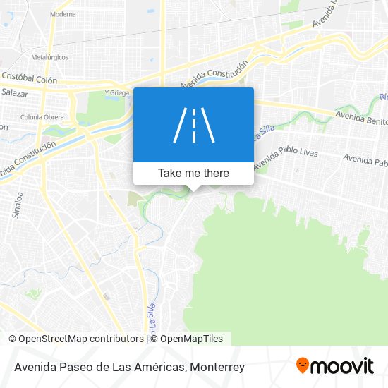 Avenida Paseo de Las Américas map