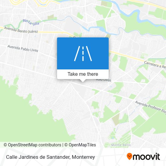Calle Jardines de Santander map