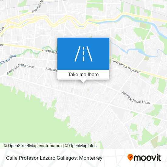 Mapa de Calle Profesor Lázaro Gallegos