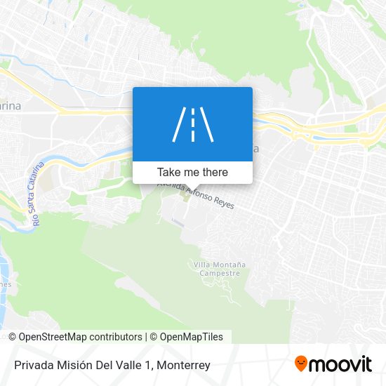 Privada Misión Del Valle 1 map