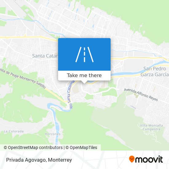 Privada Agovago map