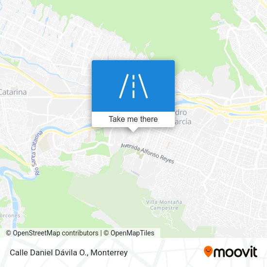 Mapa de Calle Daniel Dávila O.