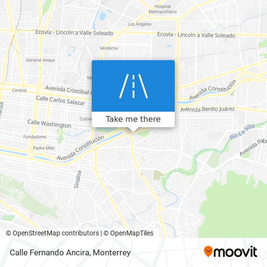 Mapa de Calle Fernando Ancira