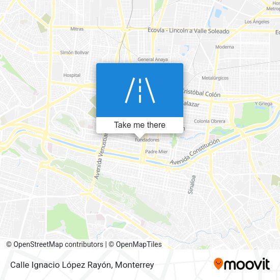 Calle Ignacio López Rayón map