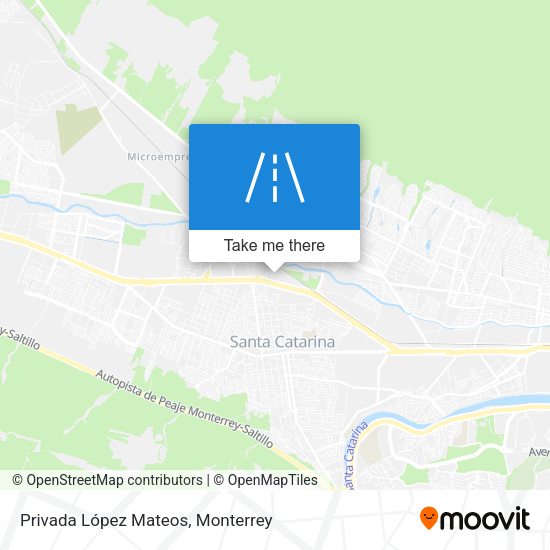 Privada López Mateos map