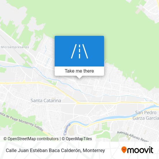 Calle Juan Estéban Baca Calderón map