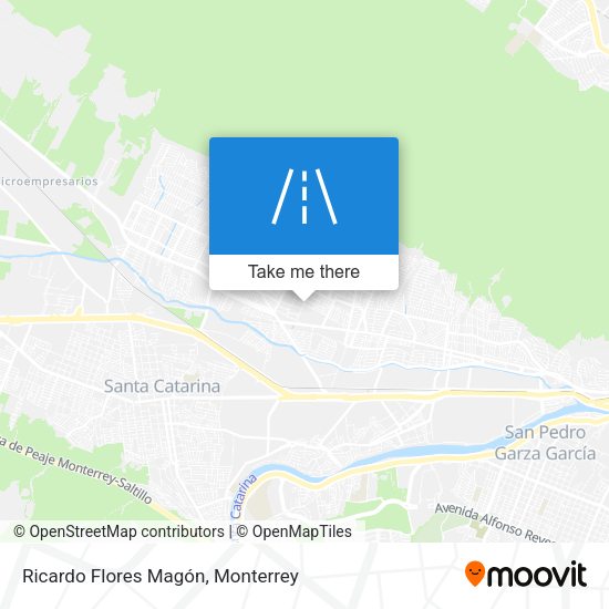 Ricardo Flores Magón map