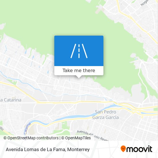 Avenida Lomas de La Fama map