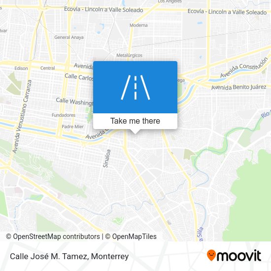 Calle José M. Tamez map
