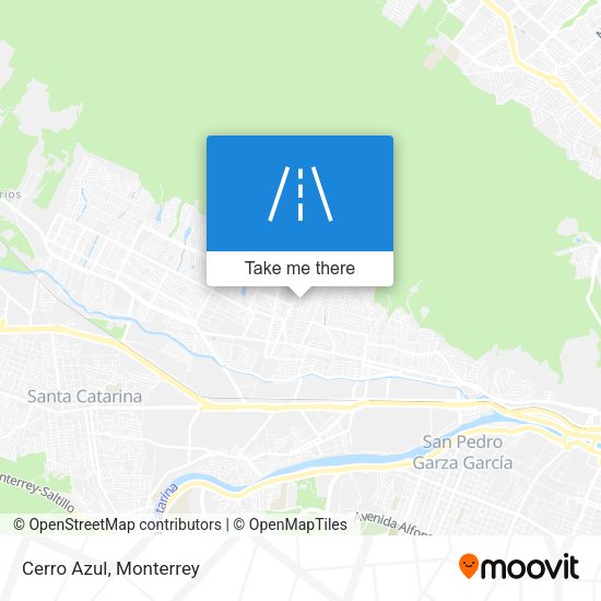 Mapa de Cerro Azul