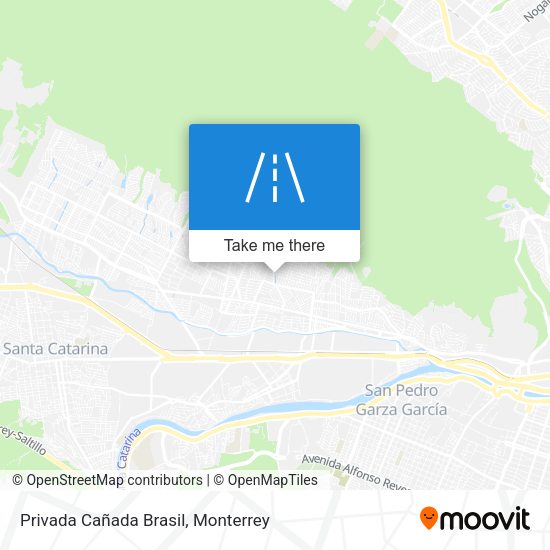 Mapa de Privada Cañada Brasil