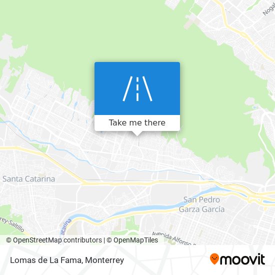 Lomas de La Fama map