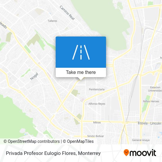 Mapa de Privada Profesor Eulogio Flores