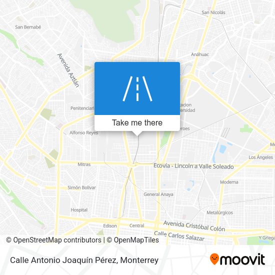Calle Antonio Joaquín Pérez map