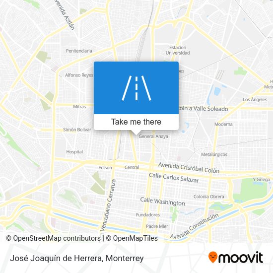 Mapa de José Joaquín de Herrera