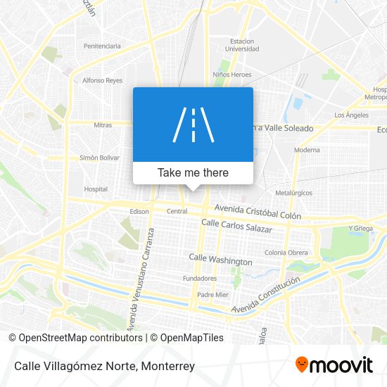 Mapa de Calle Villagómez Norte