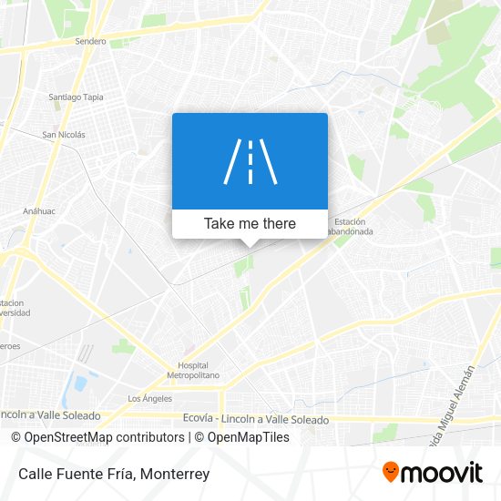 Mapa de Calle Fuente Fría