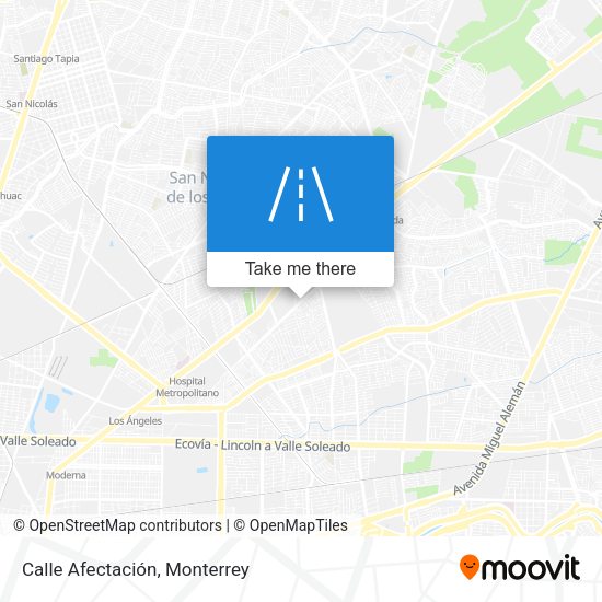 Mapa de Calle Afectación