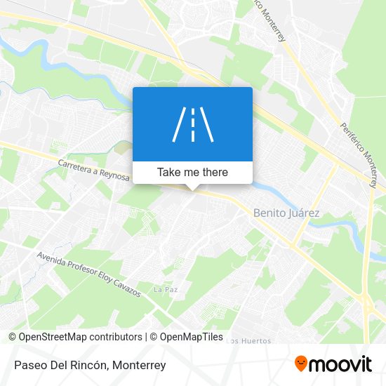 Mapa de Paseo Del Rincón